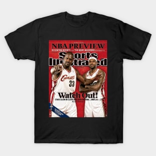 Shaquille O'Neal & LeBron James Sports Illustrated T-Shirt